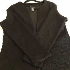 Medium black quilted cardigan